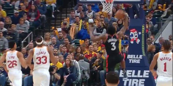  米切尔三分绝杀骑士终结猛龙四连胜势头